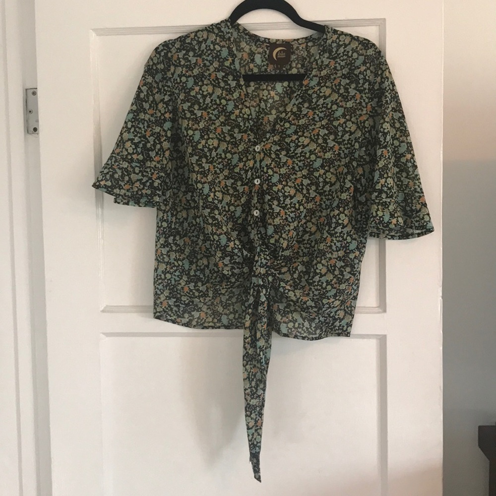 Planet Blue "Blu Moon" Top